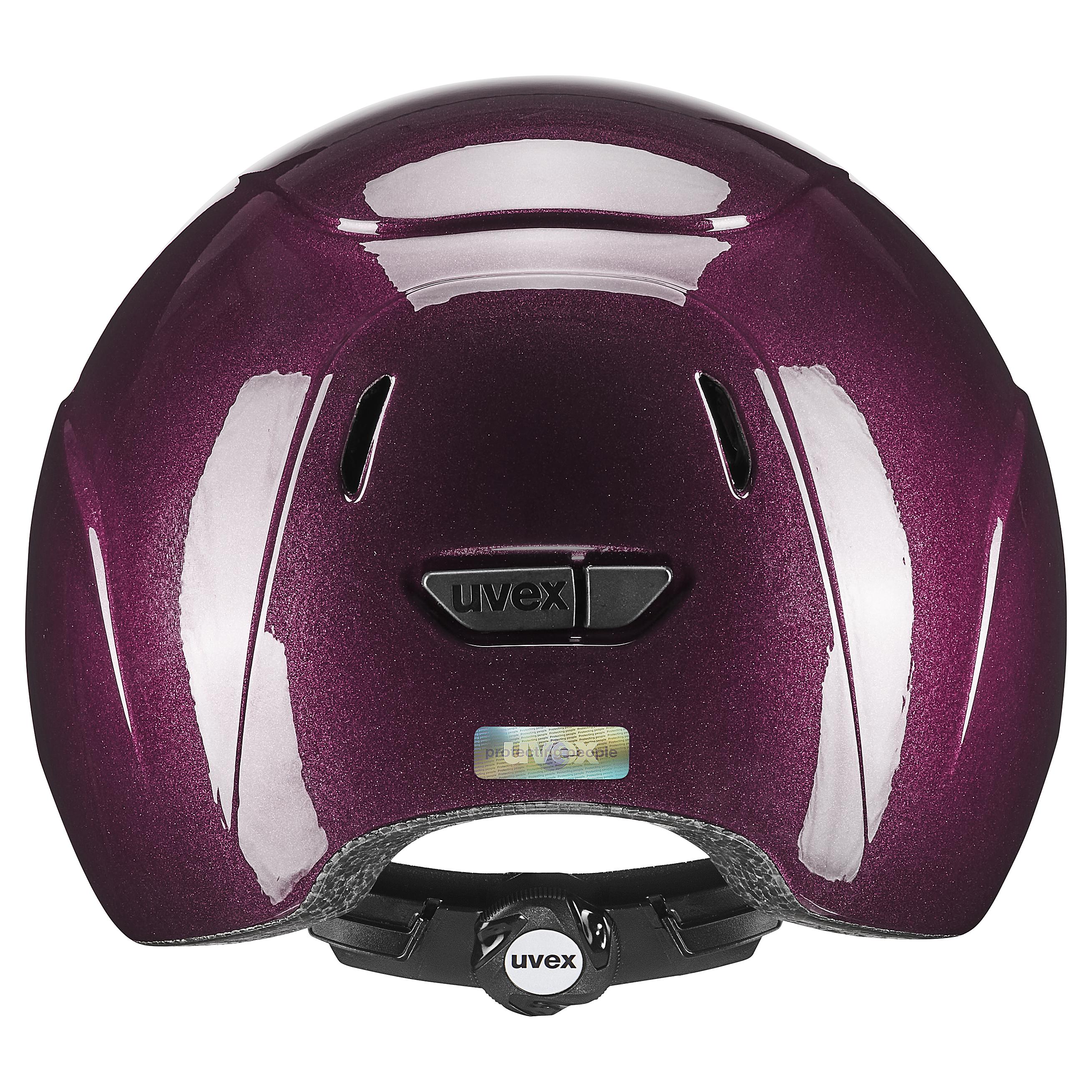 Uvex - Shiny Burgundy - Adjustable Children's Riding Hat size 49-54 cm