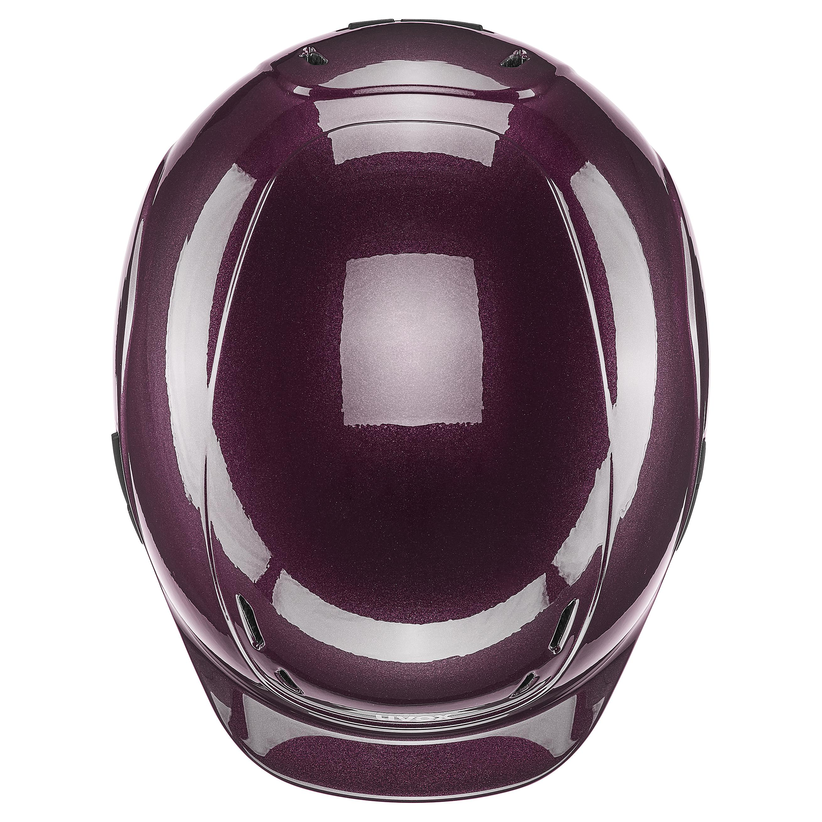 Uvex - Shiny Burgundy - Adjustable Children's Riding Hat size 49-54 cm