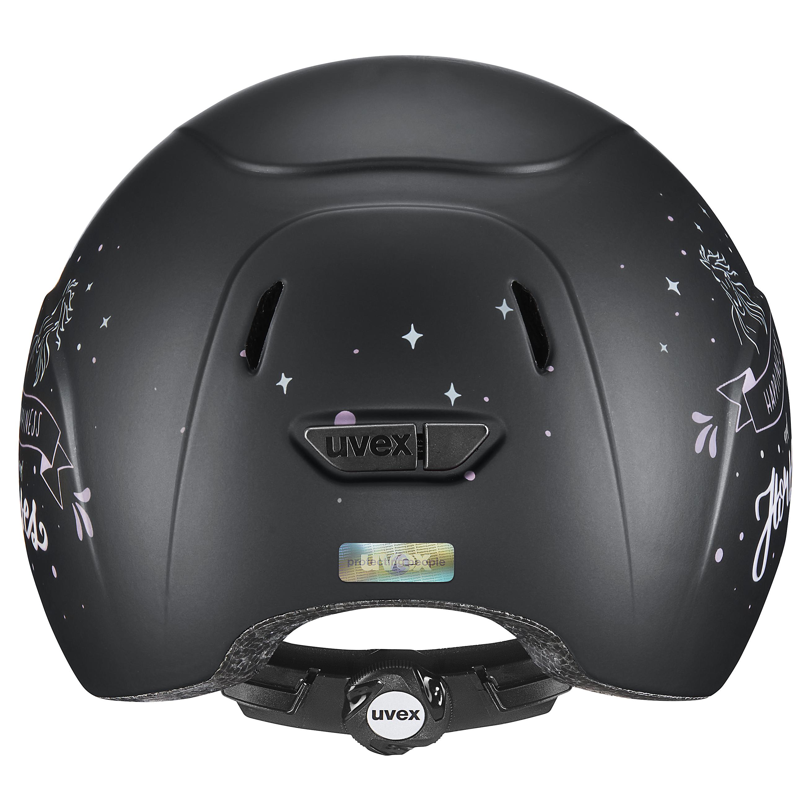 Uvex - Happy Horse Black - Adjustable Children's Riding Hat size 49-54 cm